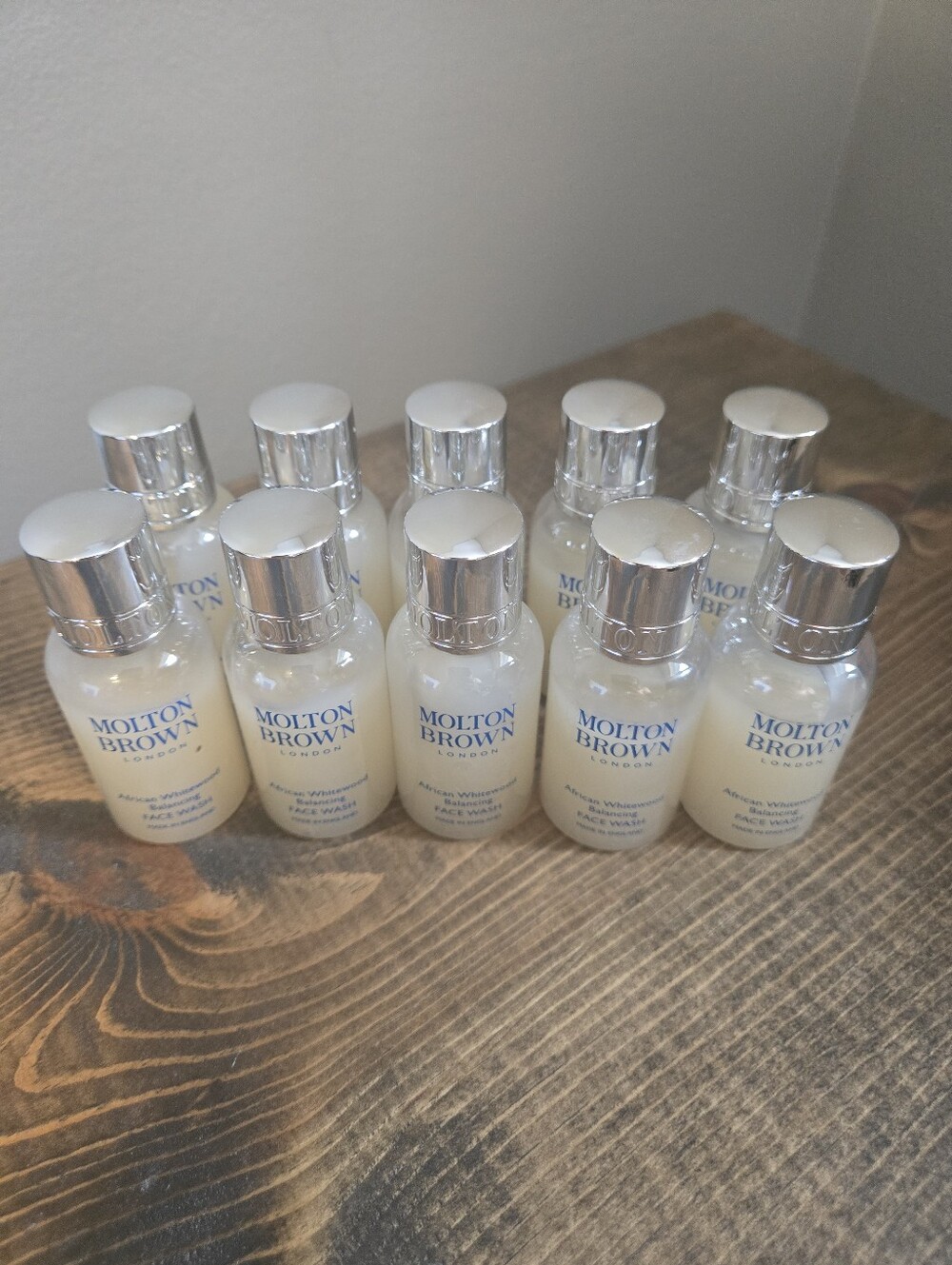 Set Of 10 Molton Brown African Whitewood Face Wash